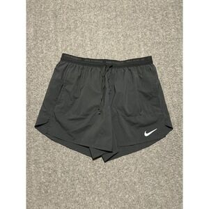 Nike Dri-FIT Stride Running Shorts Mens L Black 4.5" Inseam Brief Lined DM4755